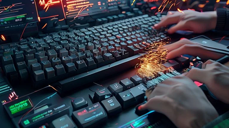 Mechanical Keyboards Crush Membranes for Typing